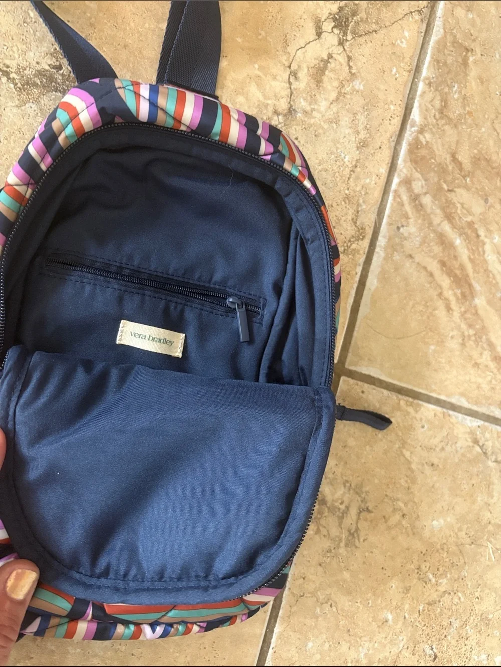 Vera Bradley Quilted Striped Crossbody Bag - Multicolor
